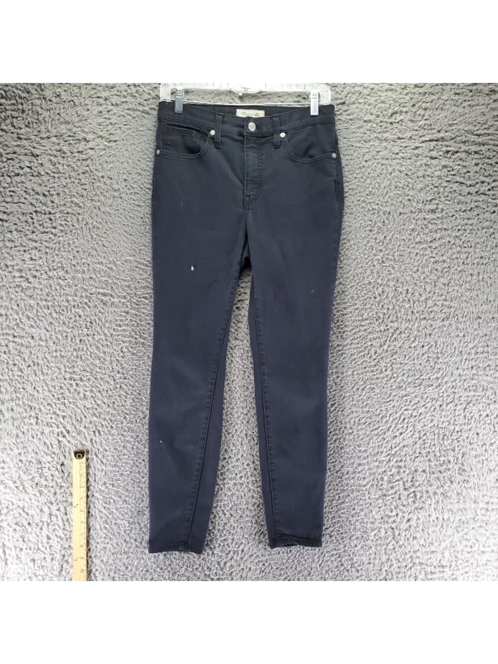Madewell Jeans Womens 28 Black High-Rise Skinny Stretch Denim *Read*